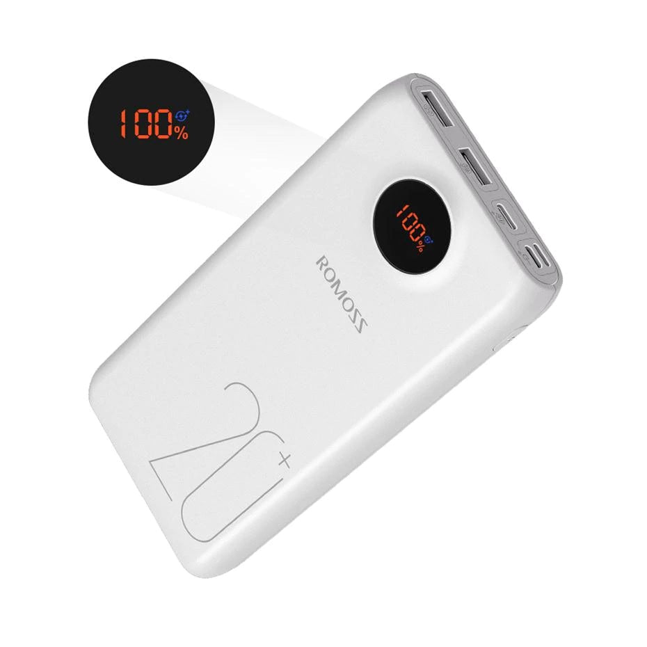 Romoss Sw20 Pro Pd3.0 18w 20000mah Fast Charger - Techlojee