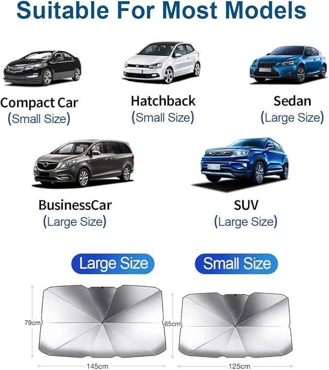Car Windshield Sun Shade Umbrella