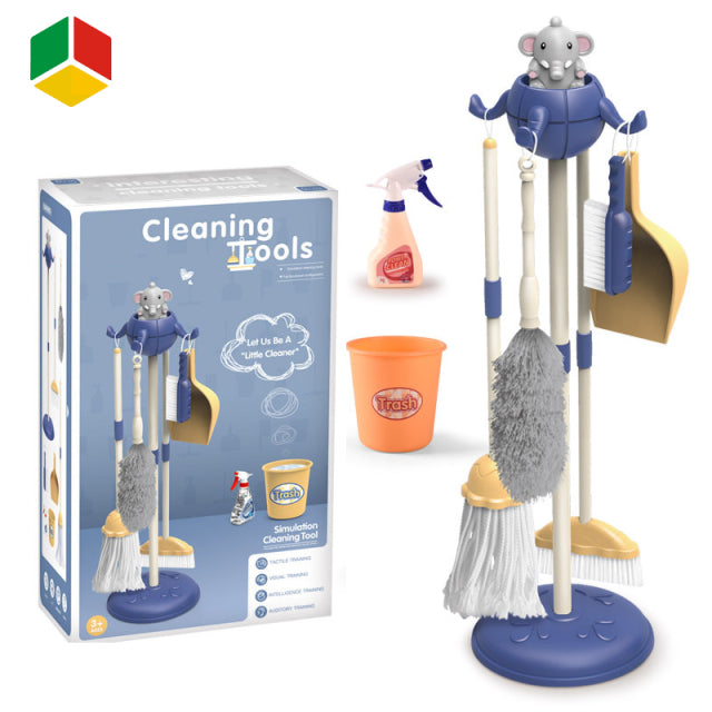 Educational Kids House Cleaning Play Set Clean Tool Toy