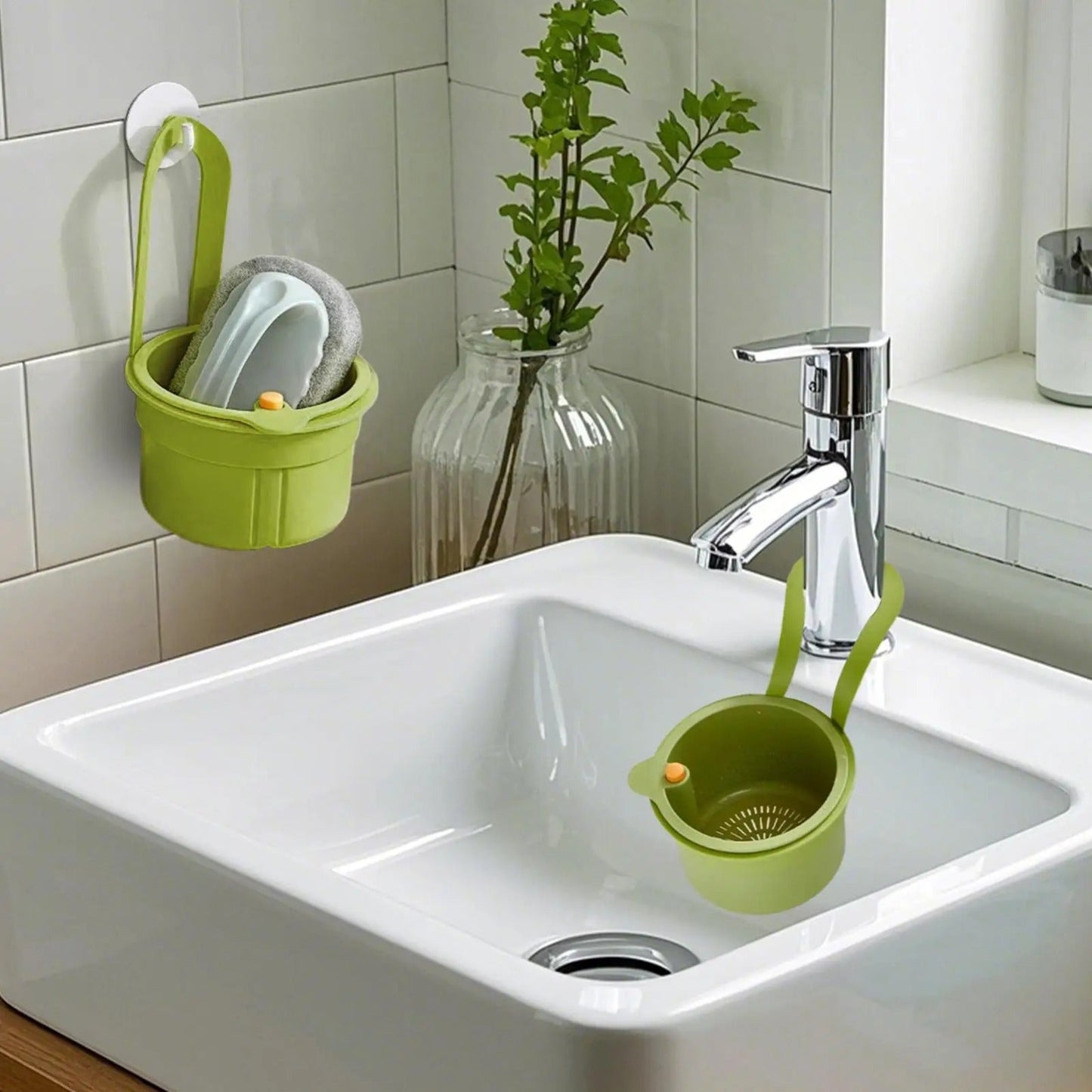 Sink Strainer Basket with Removable Bottom