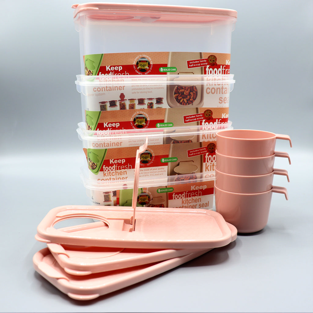 Kitchen Food Storage Containers 4 in 1