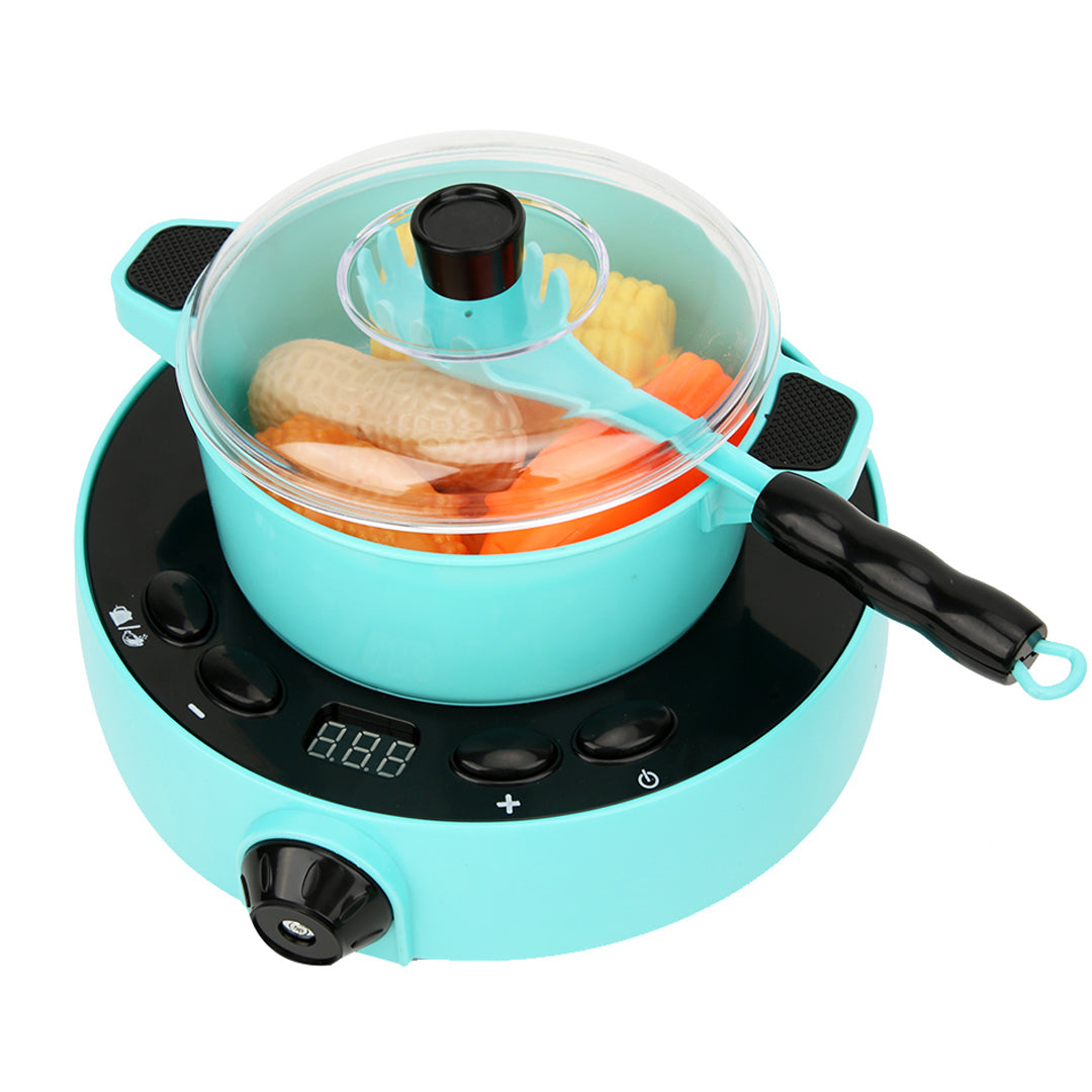 Electric Induction Cooker Toy Mini Home Appliances Kitchen Play Set