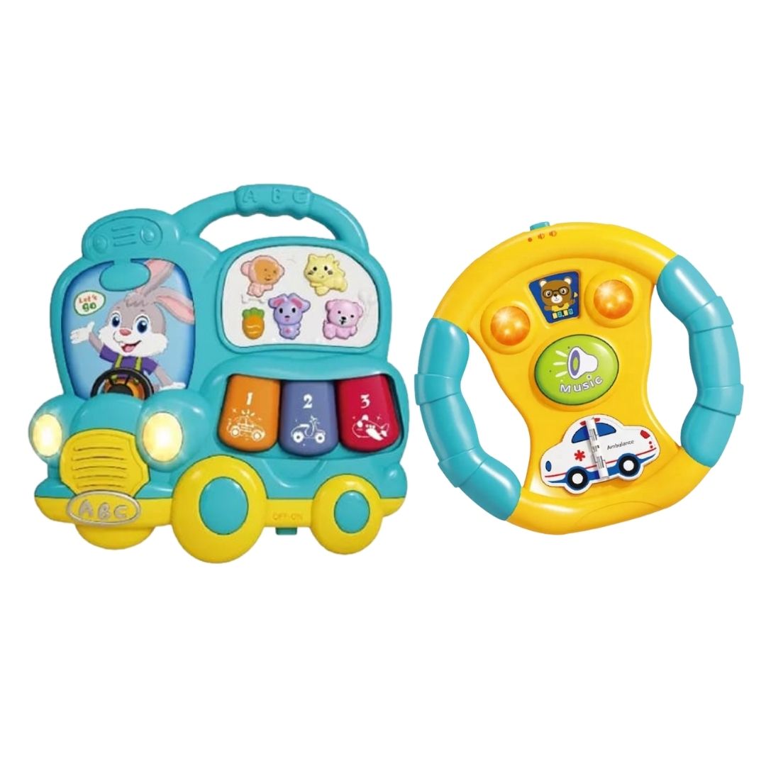 Music Party - Bunny Van with Steering Wheel (2 in 1)