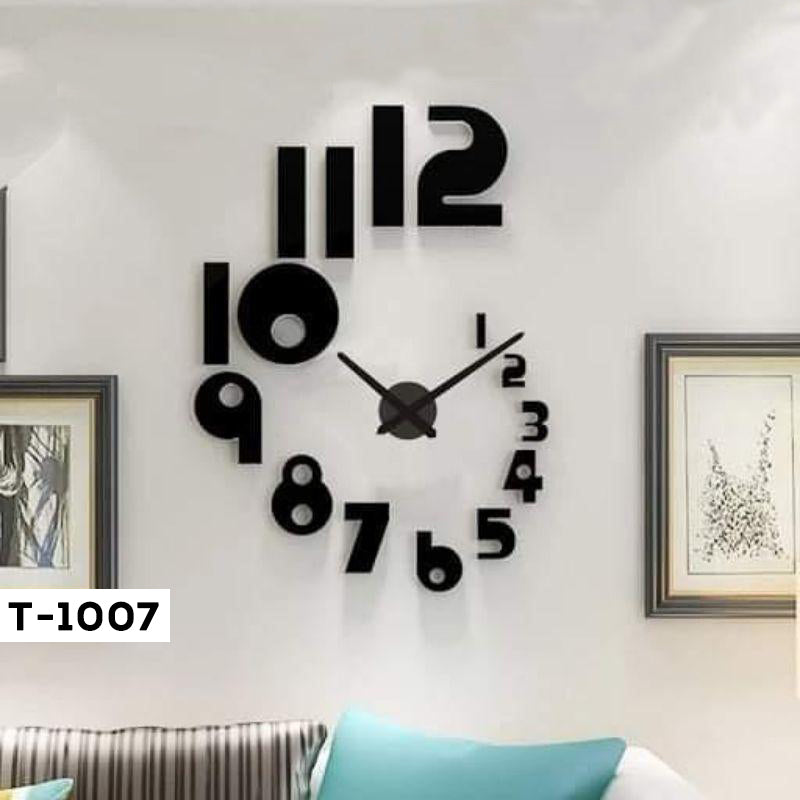 Acrylic DIY Clock Magnified T-1007 - Techlojee