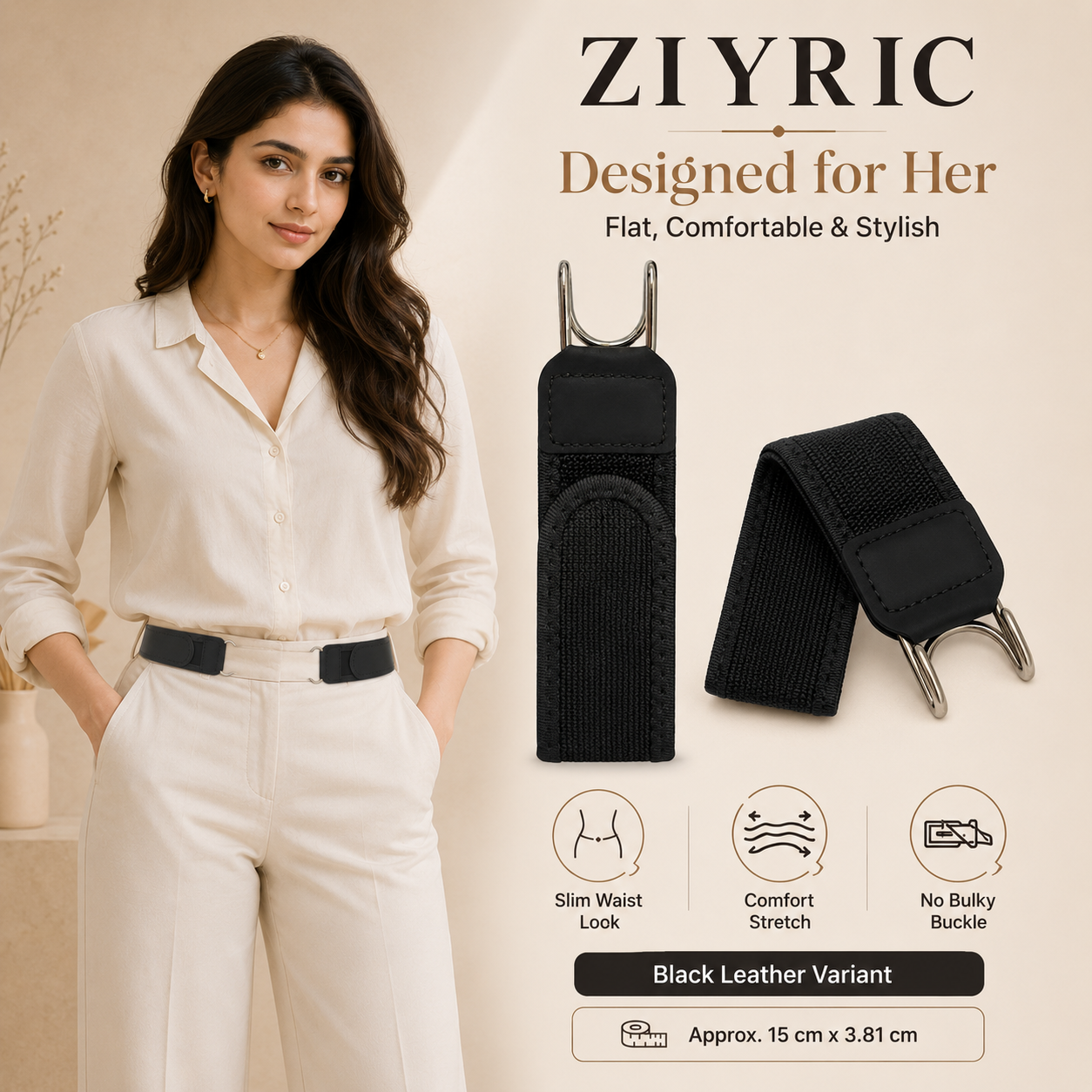 Premium Elastic Waist Buckle