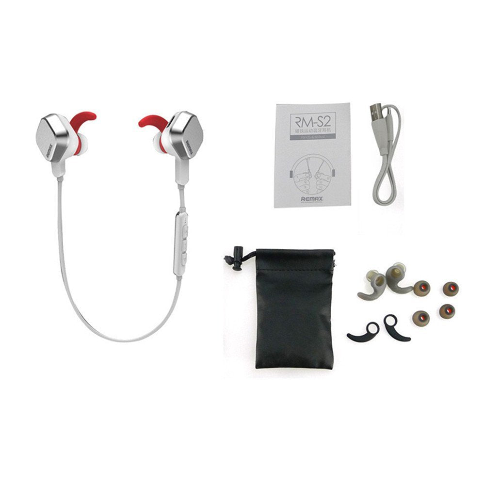Remax S2 Magnet Sports Bluetooth Handsfree - Techlojee