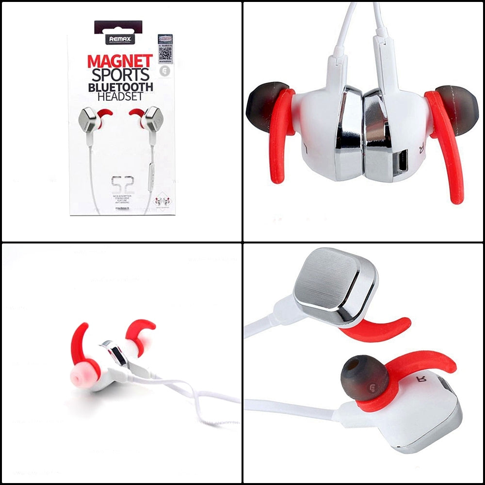 Remax S2 Magnet Sports Bluetooth Handsfree - Techlojee