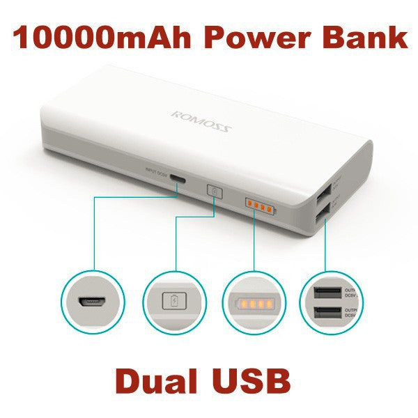Romoss Power Bank Solo 5 10000mah - Techlojee