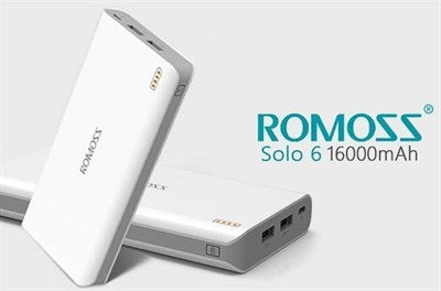 Romoss Power Bank Solo 6 16000mah - Techlojee