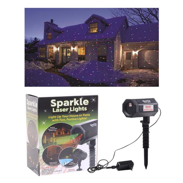 Room Star Shower Laser Lights Star Projector - Red & Green - Techlojee