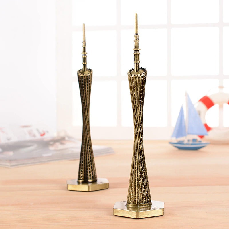 Canton Tower, Guangzhou China- Metal Model - Techlojee