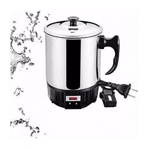 Fengcheng High Quality Electric Kettle - Silver & Black 13 Cm - Techlojee