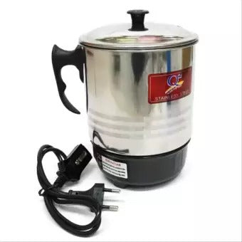 Fengcheng High Quality Electric Kettle - Silver & Black 13 Cm - Techlojee