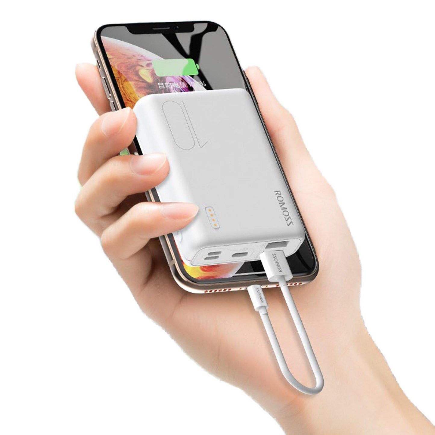 Romoss Simple 10 (10000mah) 3-Input Port Power Bank - Techlojee