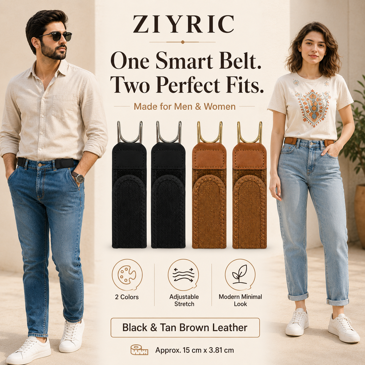 Premium Elastic Waist Buckle