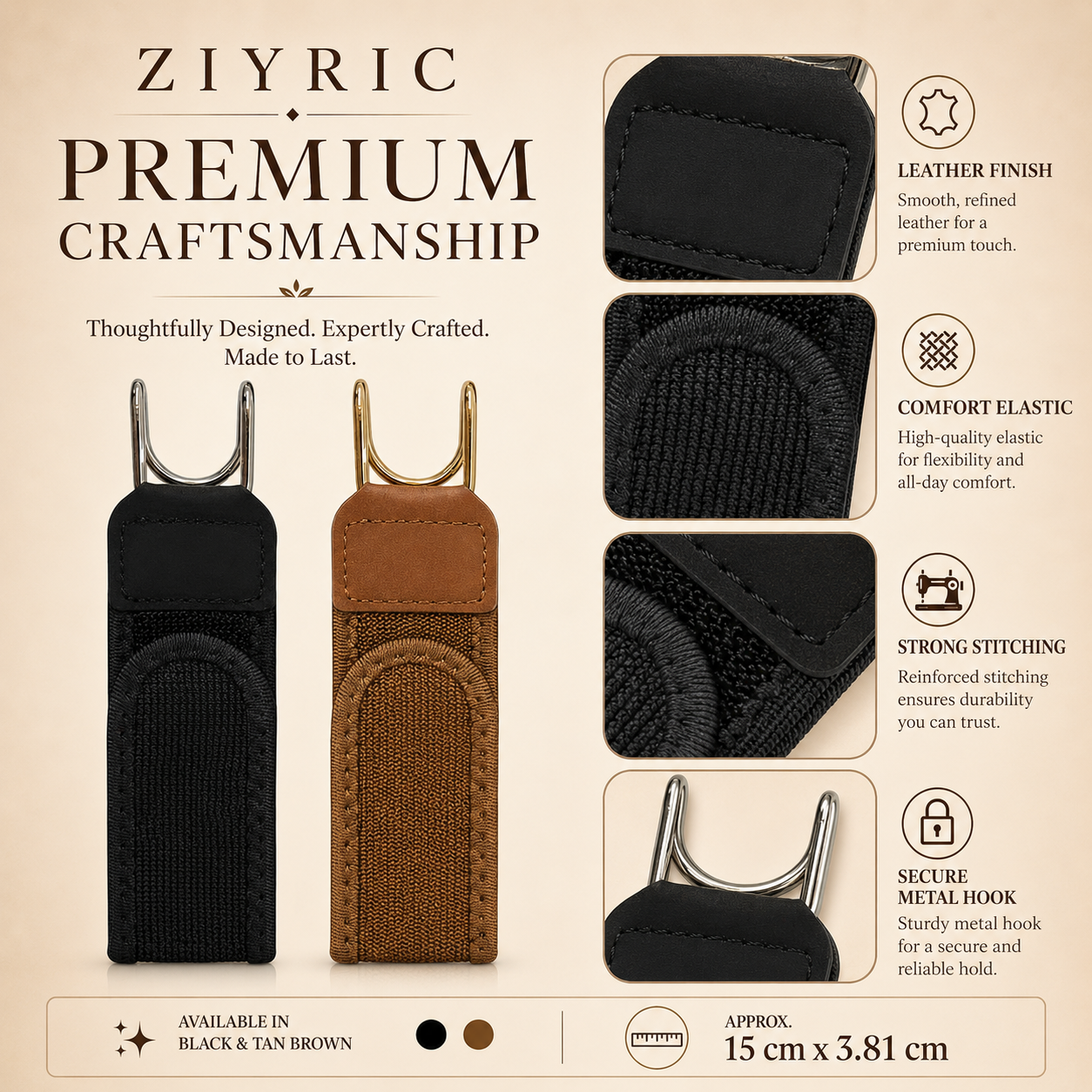 Premium Elastic Waist Buckle