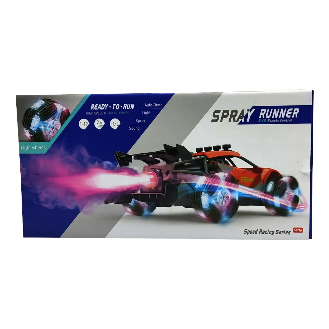Remote Control Spray Runner Car
