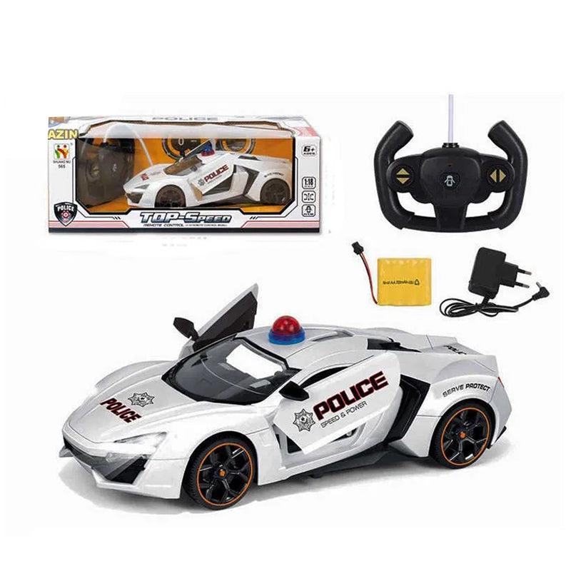 TOP SPEED POLICE R/C CAR