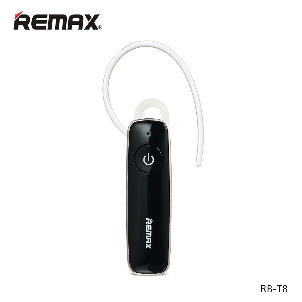 Remax Bluetooth Handsfree T8 Black Color - - Techlojee
