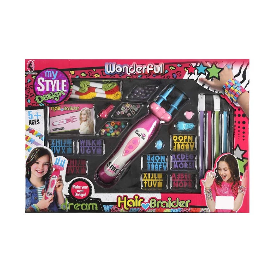 Wonderful My Style Hair Design 2 IN 1 BEADER & BRAIDER SET