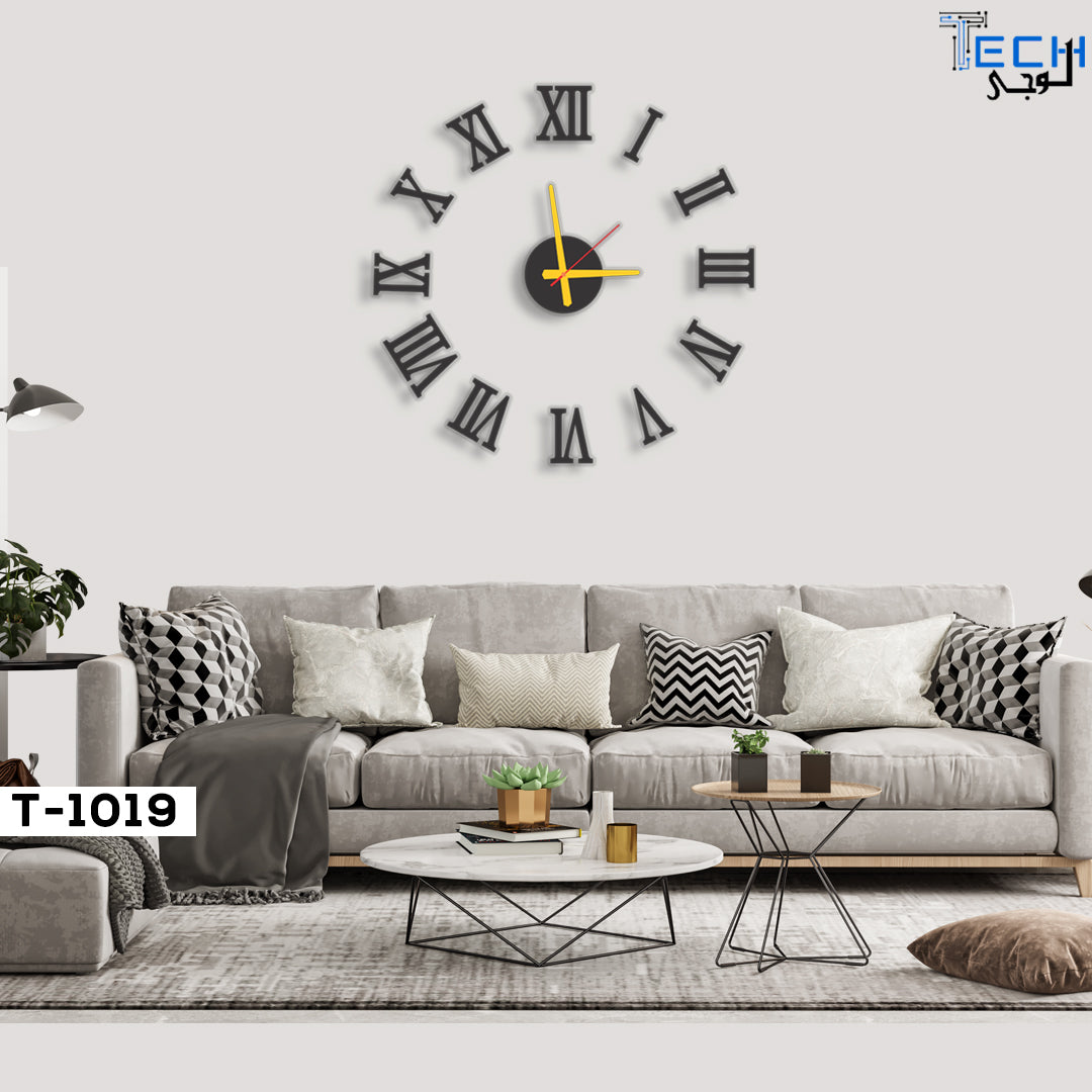 Wooden wall clock T-1019