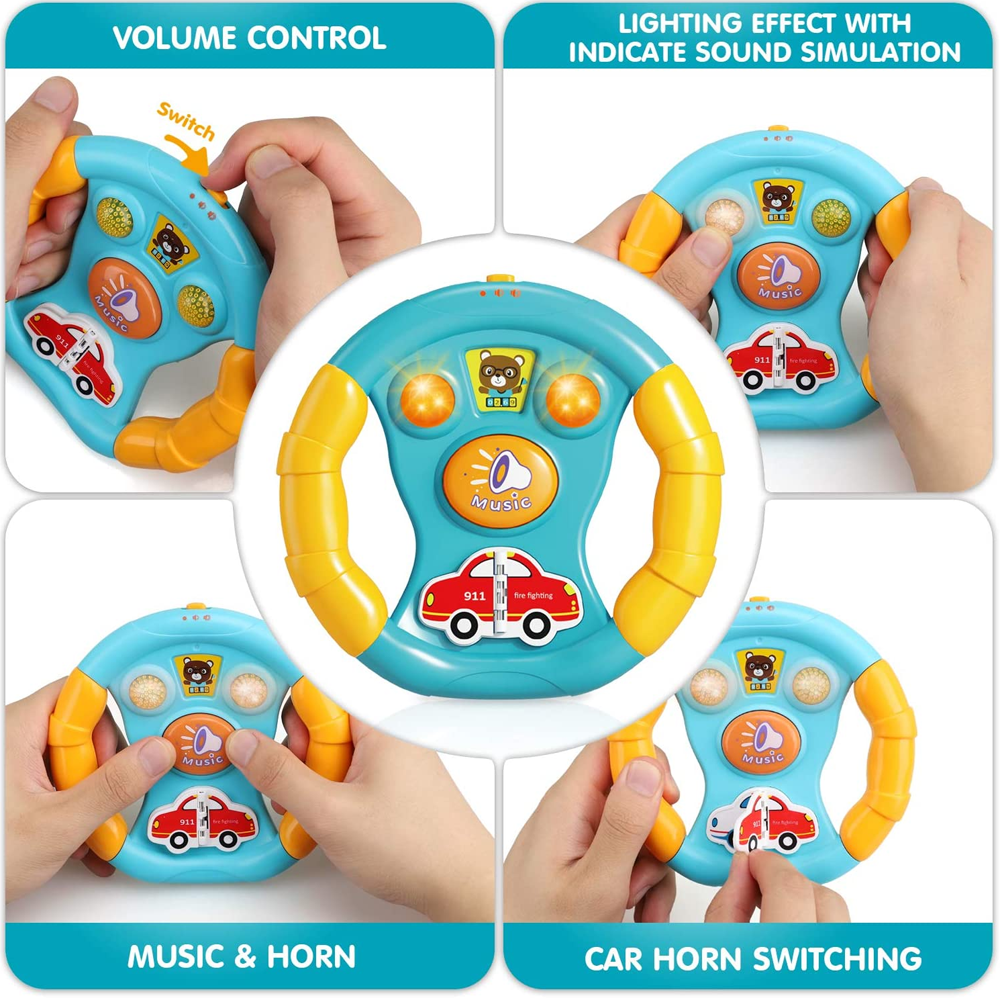 Music Party - Bunny Van, Musical Keys and Baby Wheel Car Set (3 In 1)