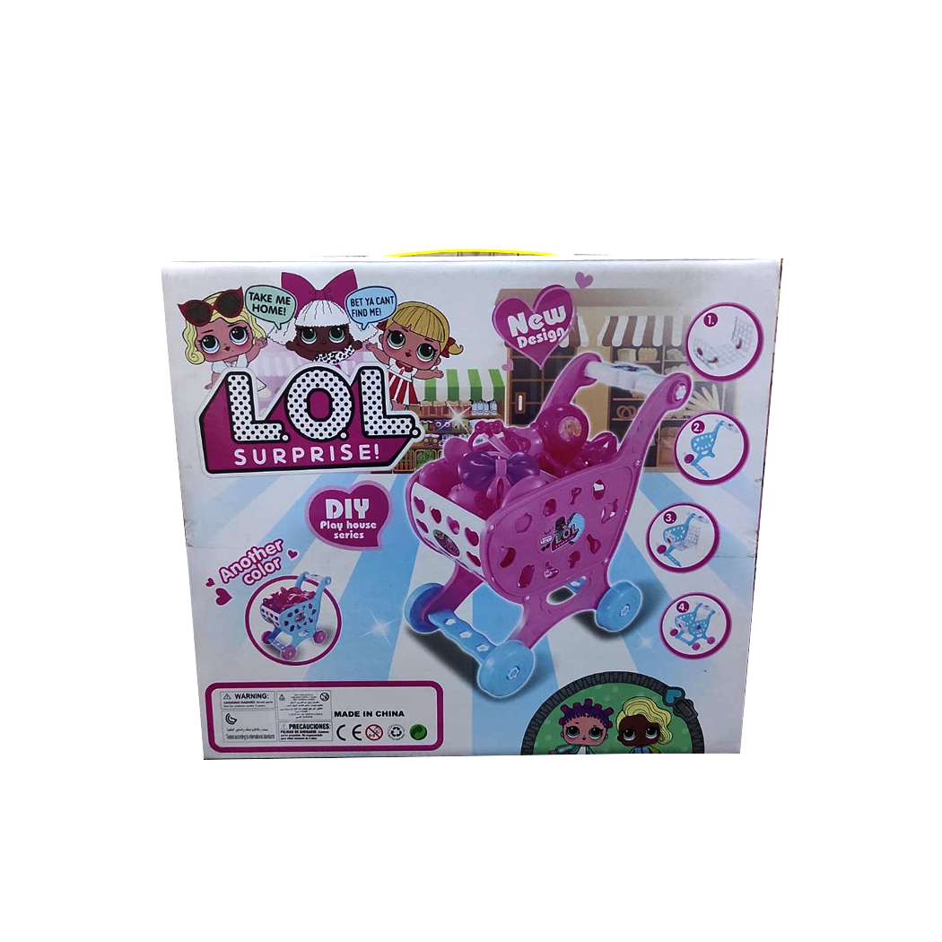 LOL SURPRISE SHOPPING CART SET FOR GIRLS