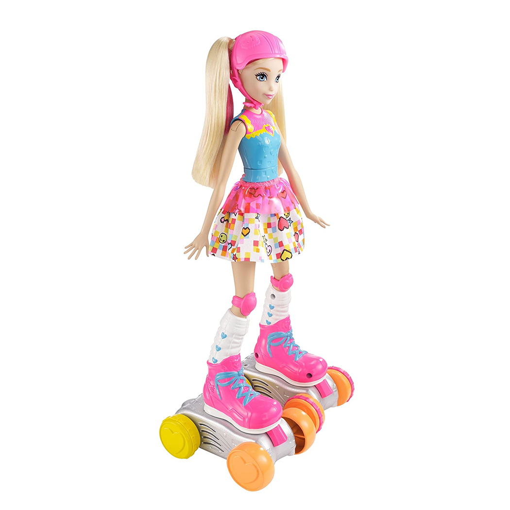 Barbie Video Game Hero Remote Control Roller Skating Doll