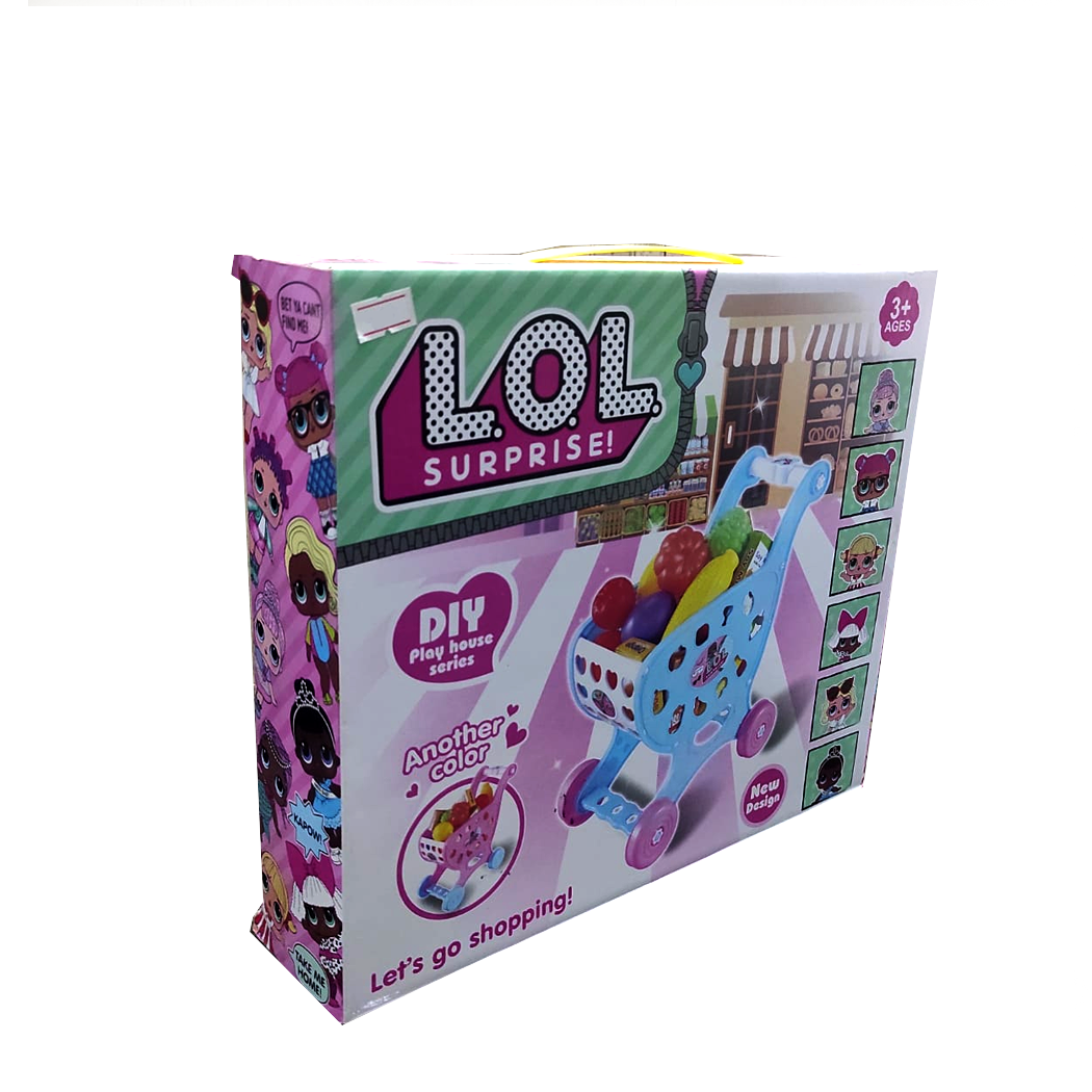 LOL SURPRISE SHOPPING CART SET FOR GIRLS