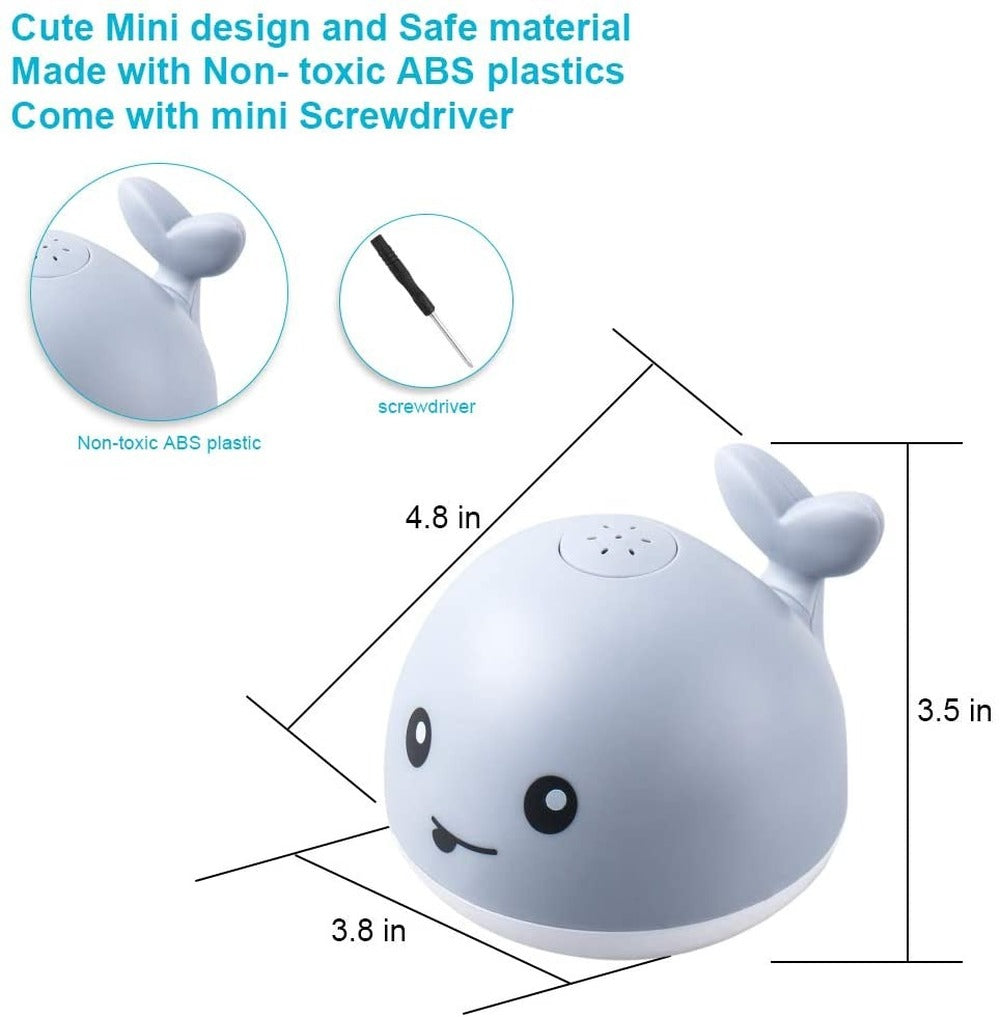 2 in 1 Water Spray Bath Toy With Lights & Sound