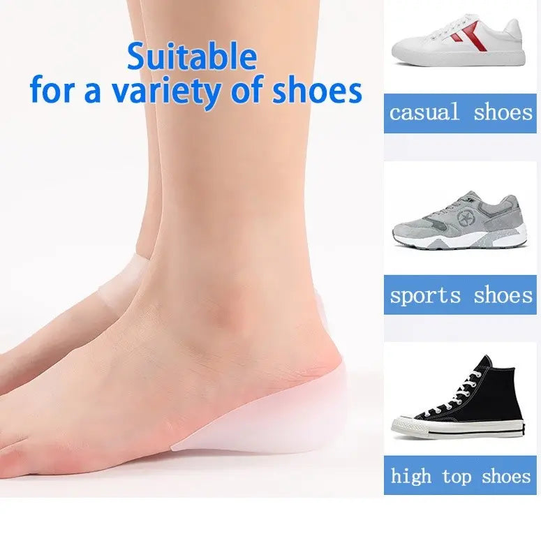 Unisex Invisible Height Increase Gel Insoles