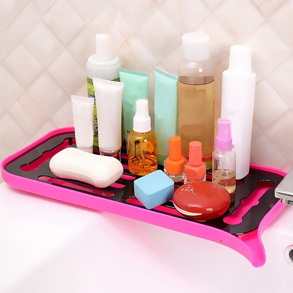1Pcs Multi-Purpose Kitchen Organizer Drain Double Layer Dish Rack - Multi - Techlojee