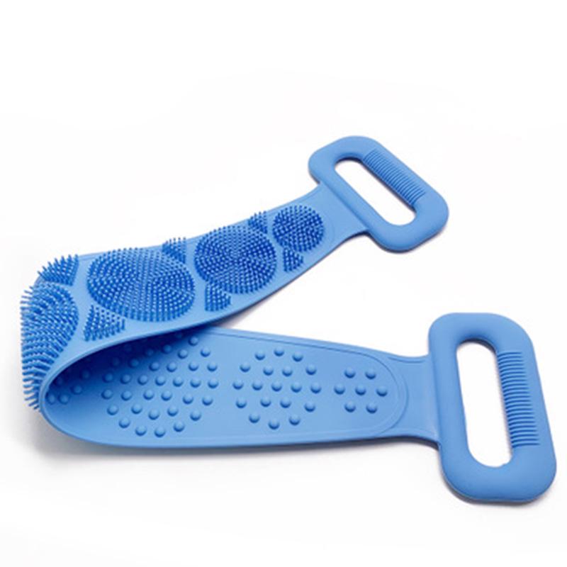 Silicone Body Wash , Body Scrubber Belt With Double Side