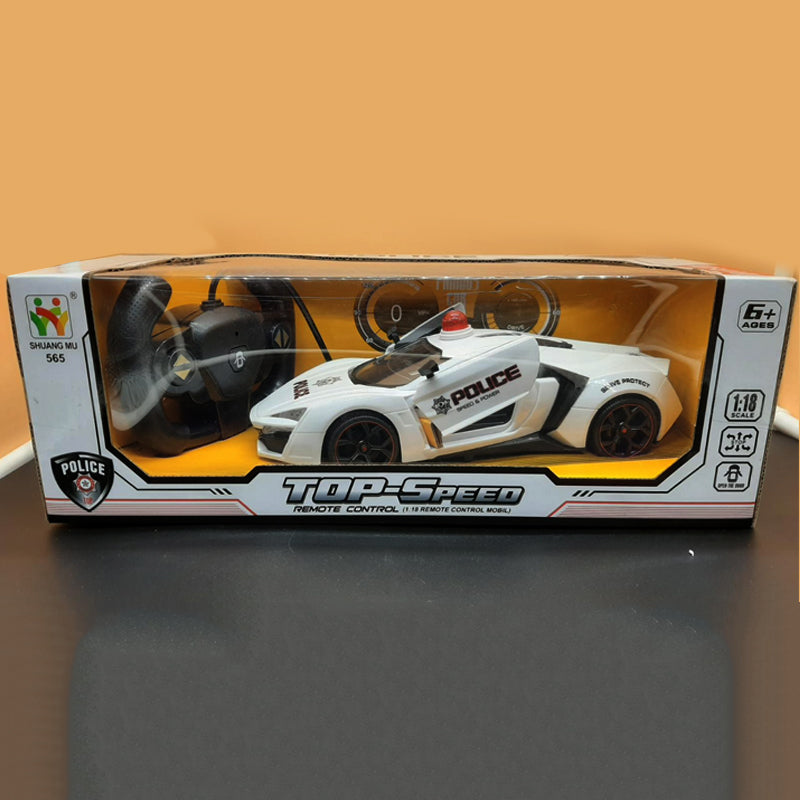 TOP SPEED POLICE R/C CAR