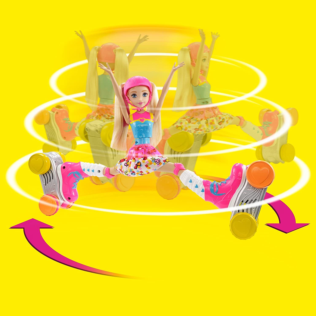 Barbie Video Game Hero Remote Control Roller Skating Doll