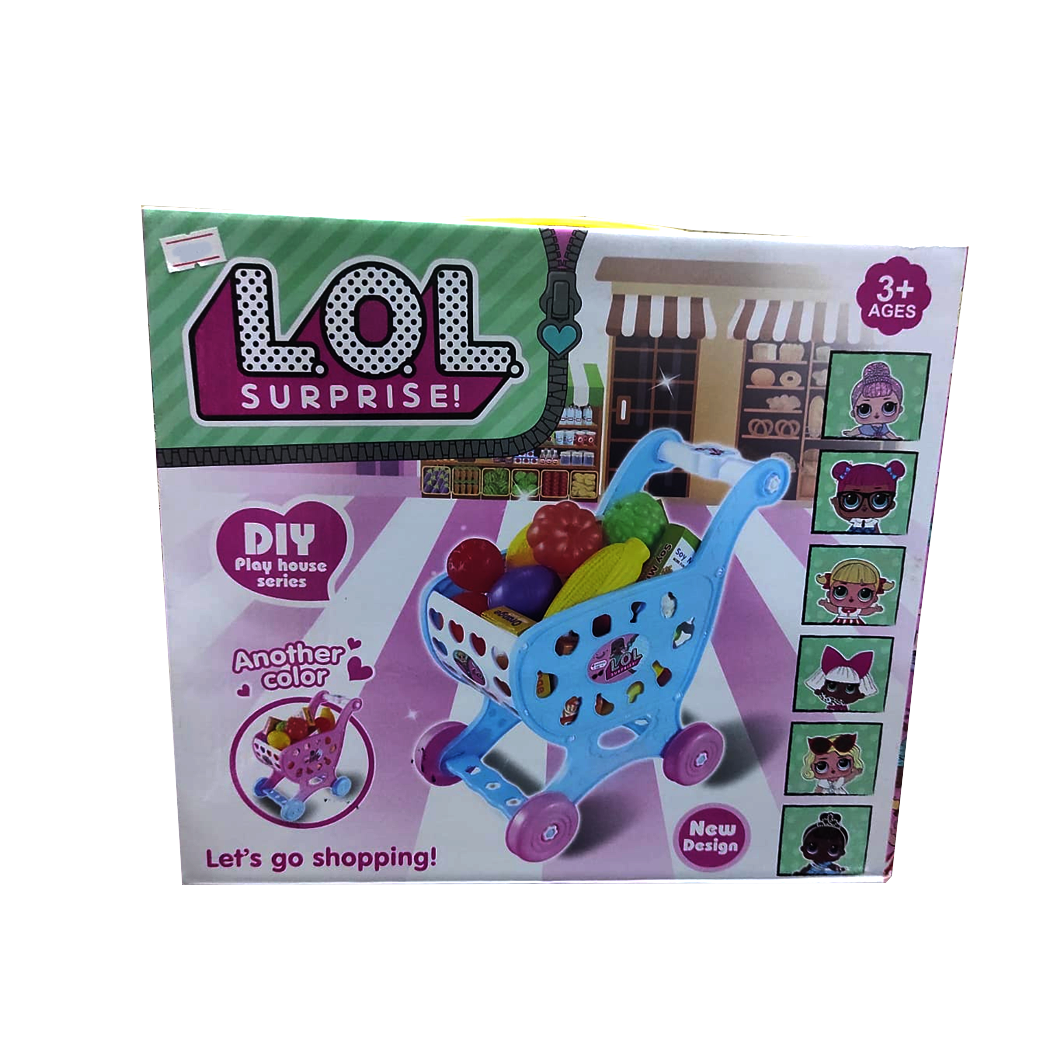 LOL SURPRISE SHOPPING CART SET FOR GIRLS