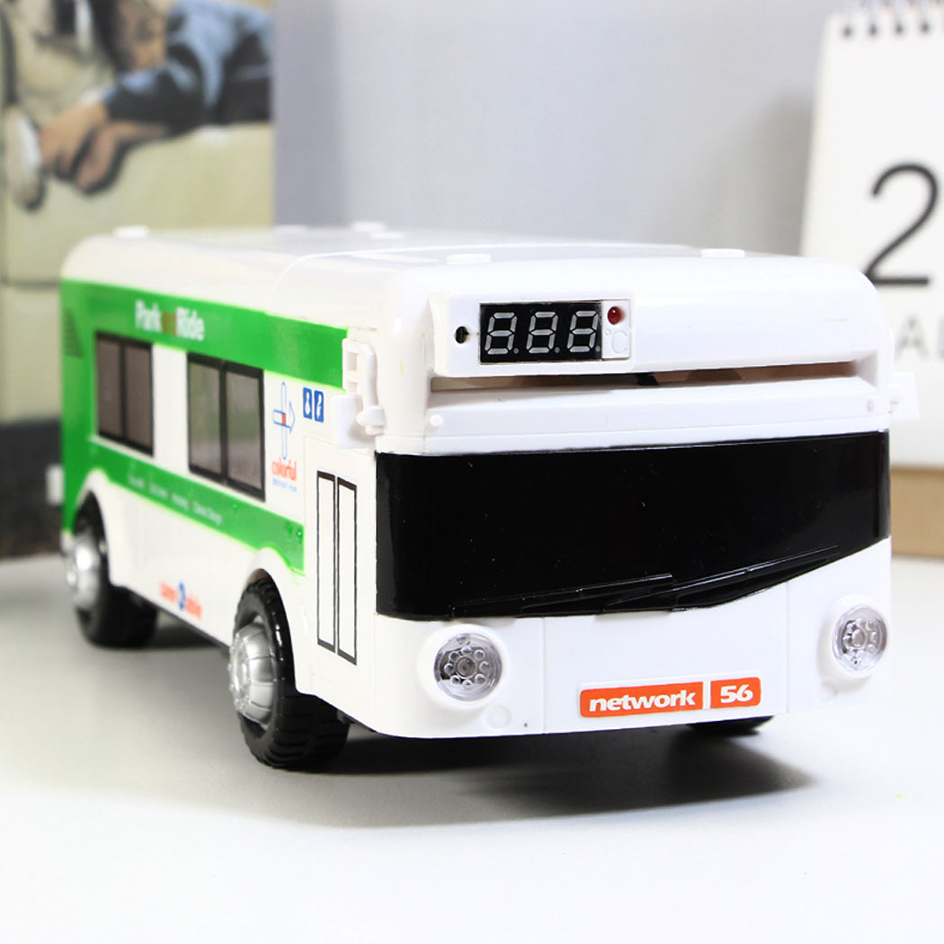 Bus Piggy Bank ATM With Light And Sound