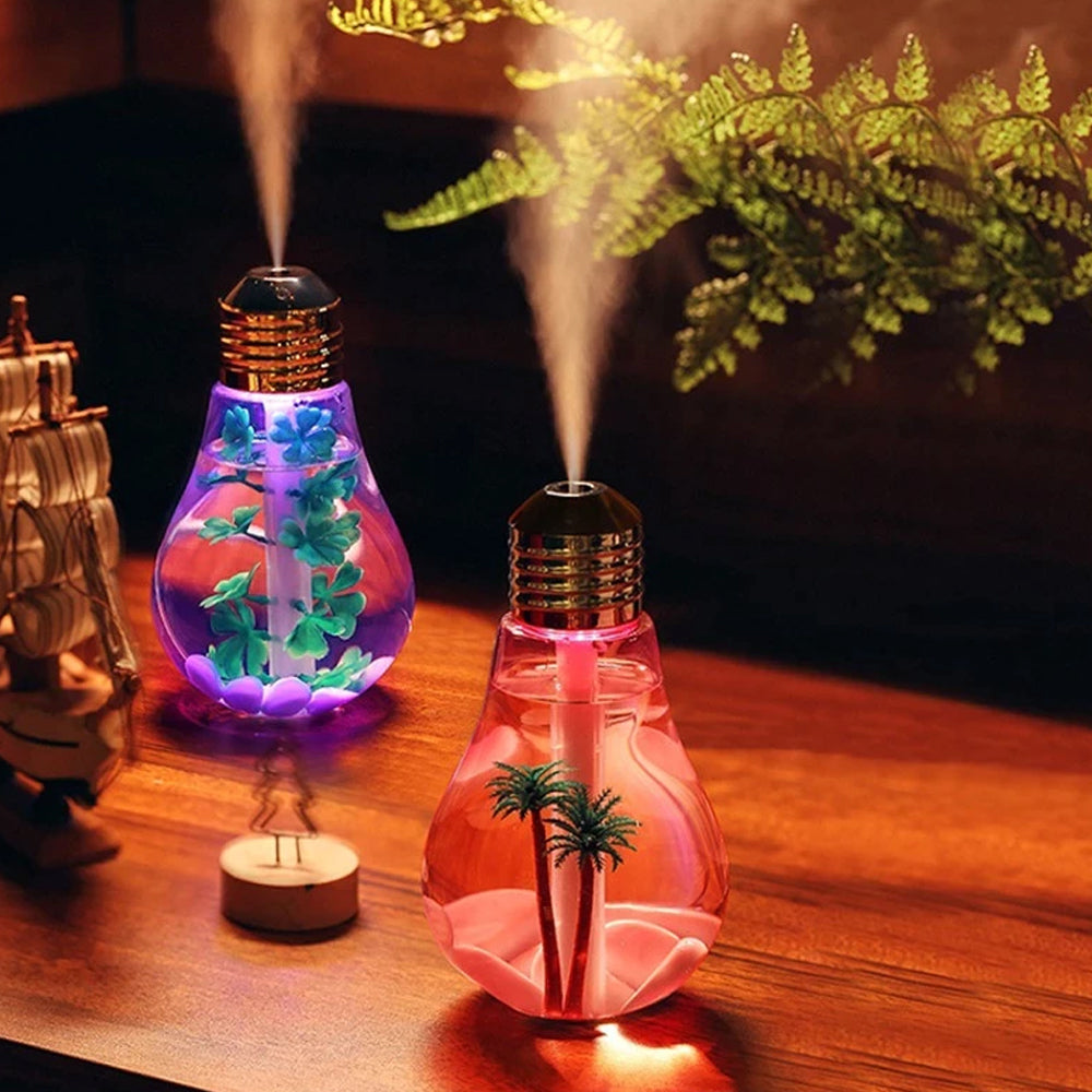 LED Lamp Air Water Mist Humidifier Bulb