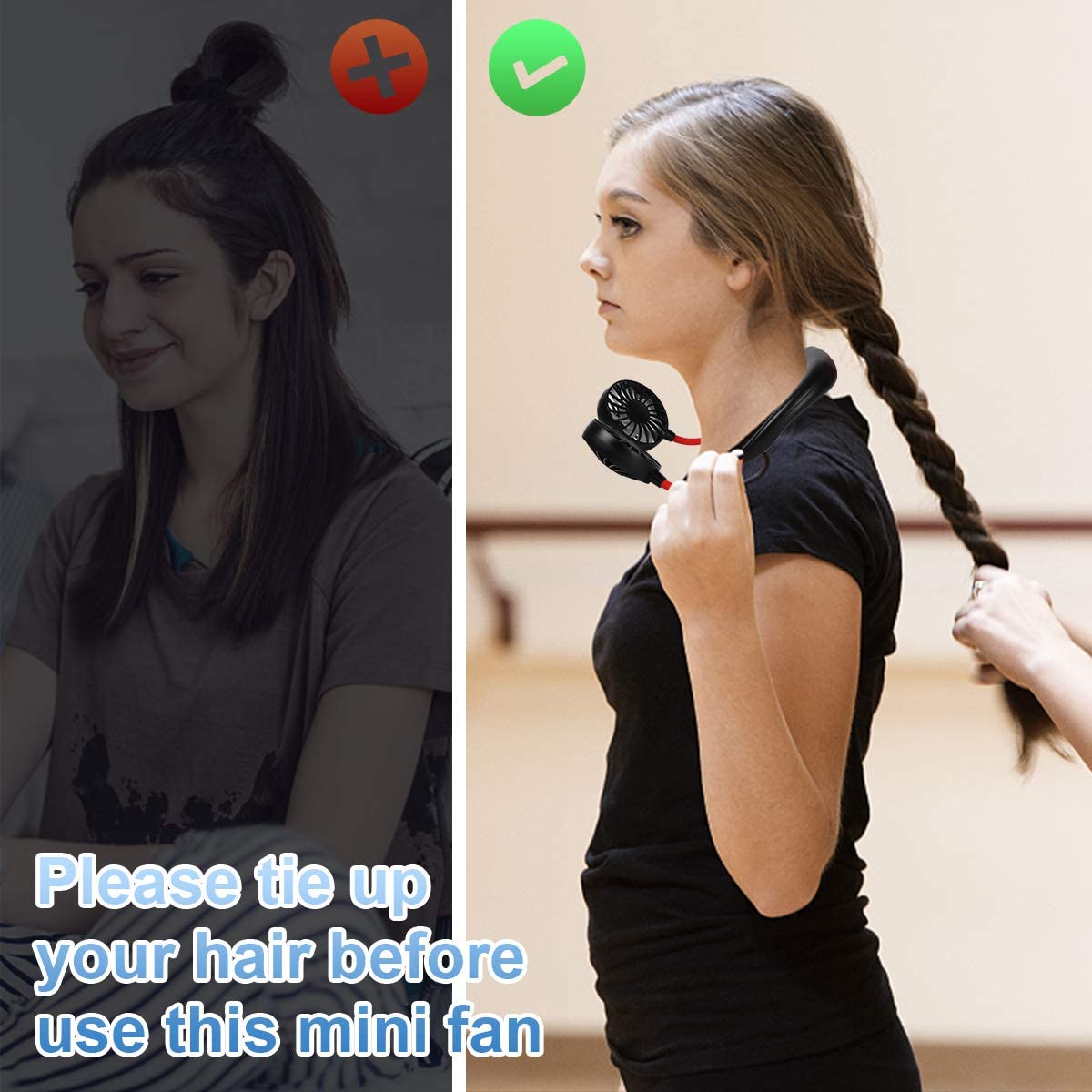 Portable Neck Personal Fan
