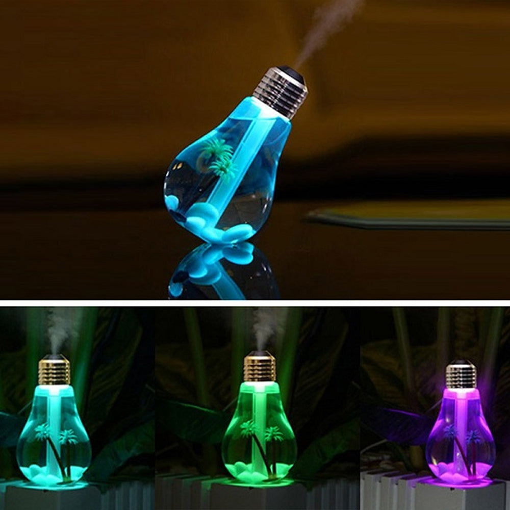 LED Lamp Air Water Mist Humidifier Bulb