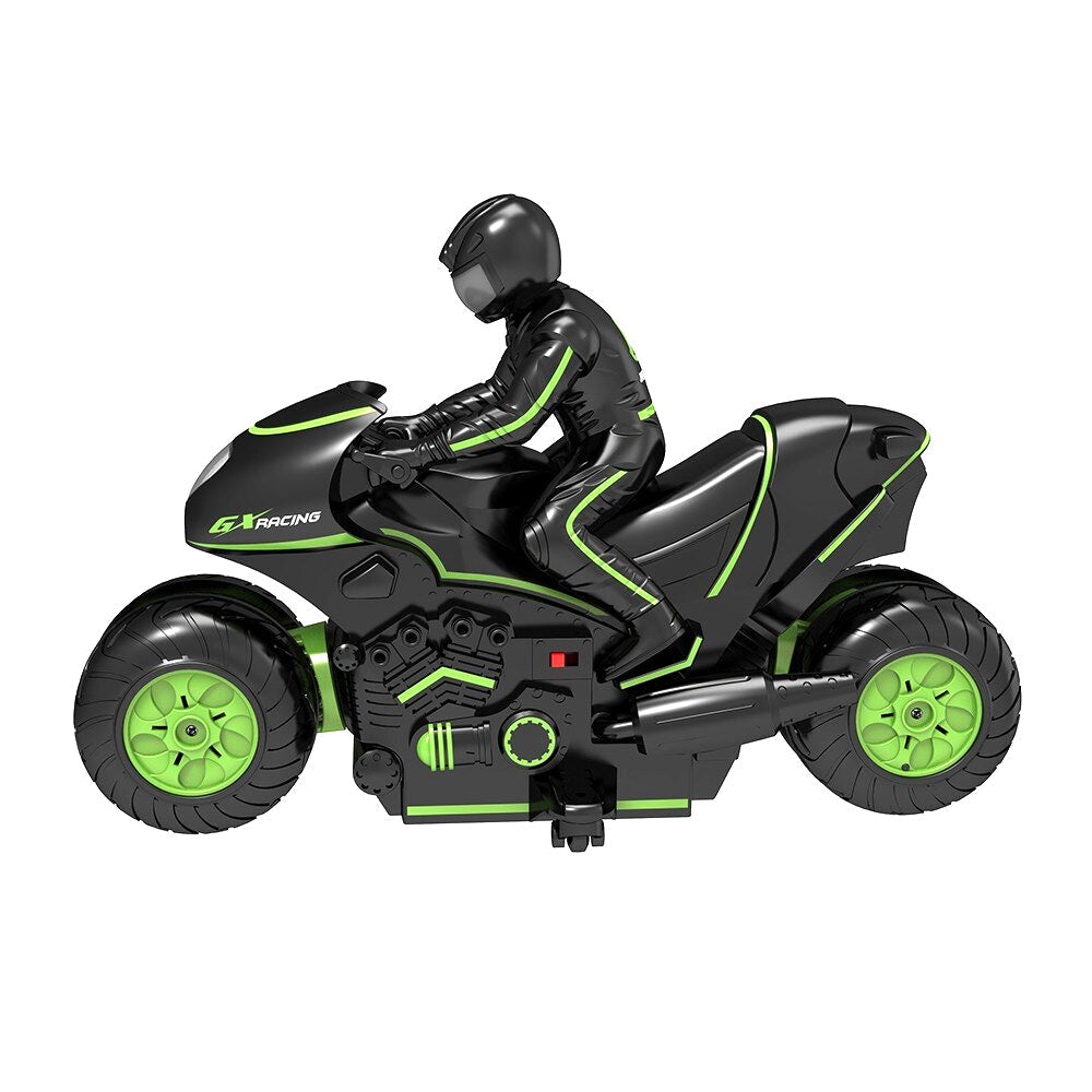 360° Spinning Action Rotating Drift RC Stunt Motorbike