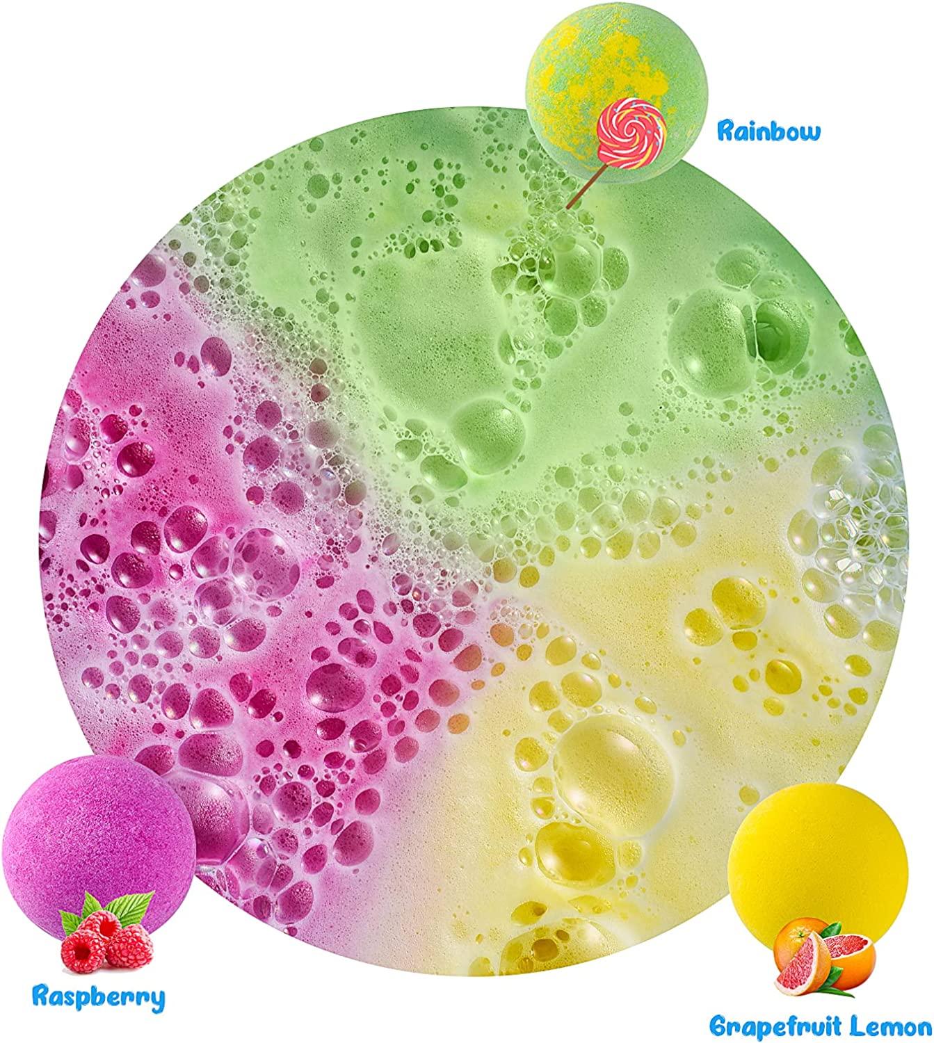 Bath Bombs for Kids with Toys Inside