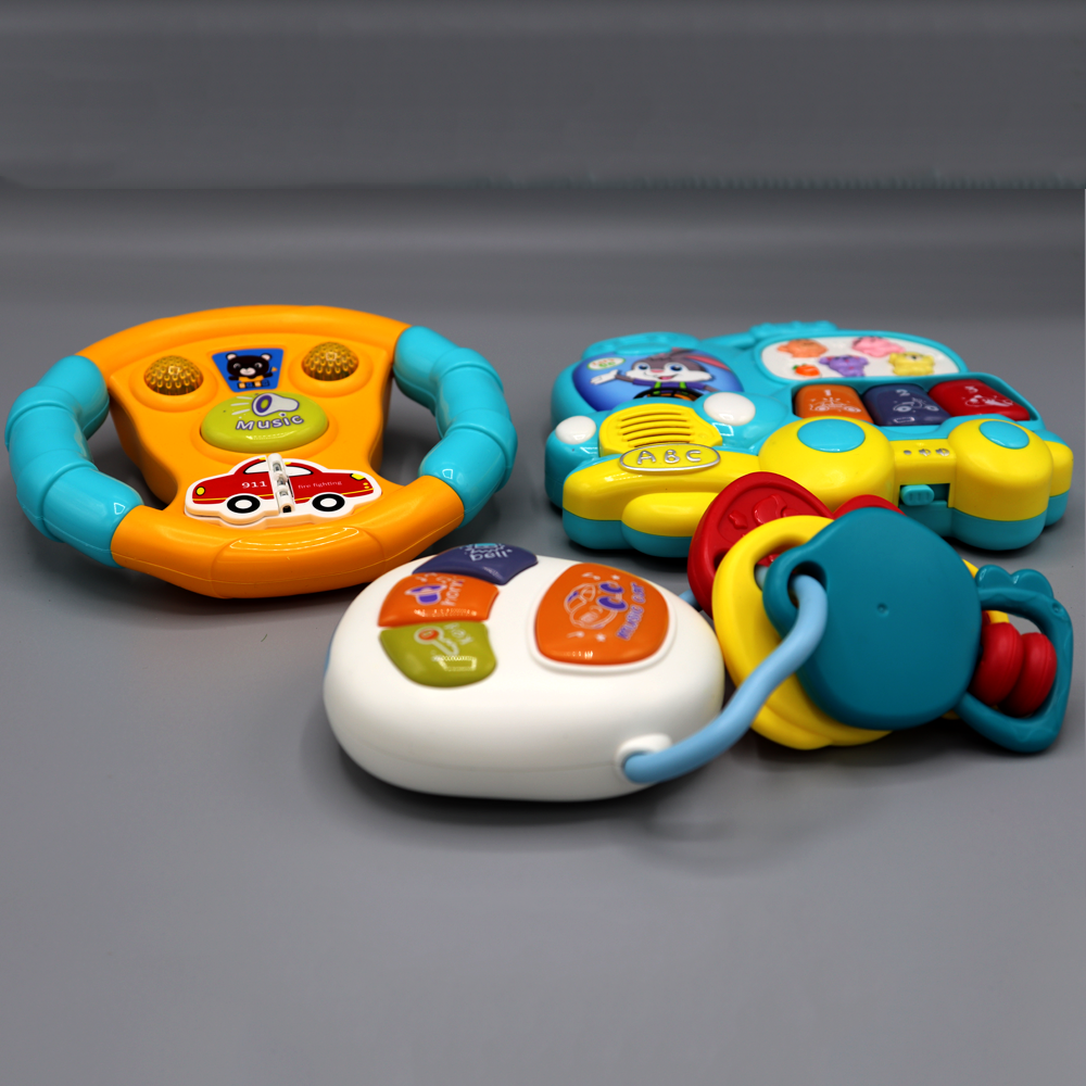 Music Party - Bunny Van, Musical Keys and Baby Wheel Car Set (3 In 1)