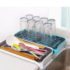 1Pcs Multi-Purpose Kitchen Organizer Drain Double Layer Dish Rack - Multi - Techlojee