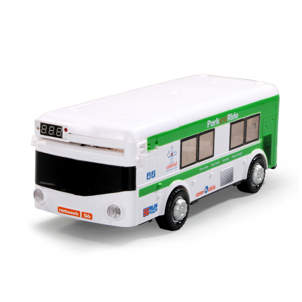 Bus Piggy Bank ATM With Light And Sound