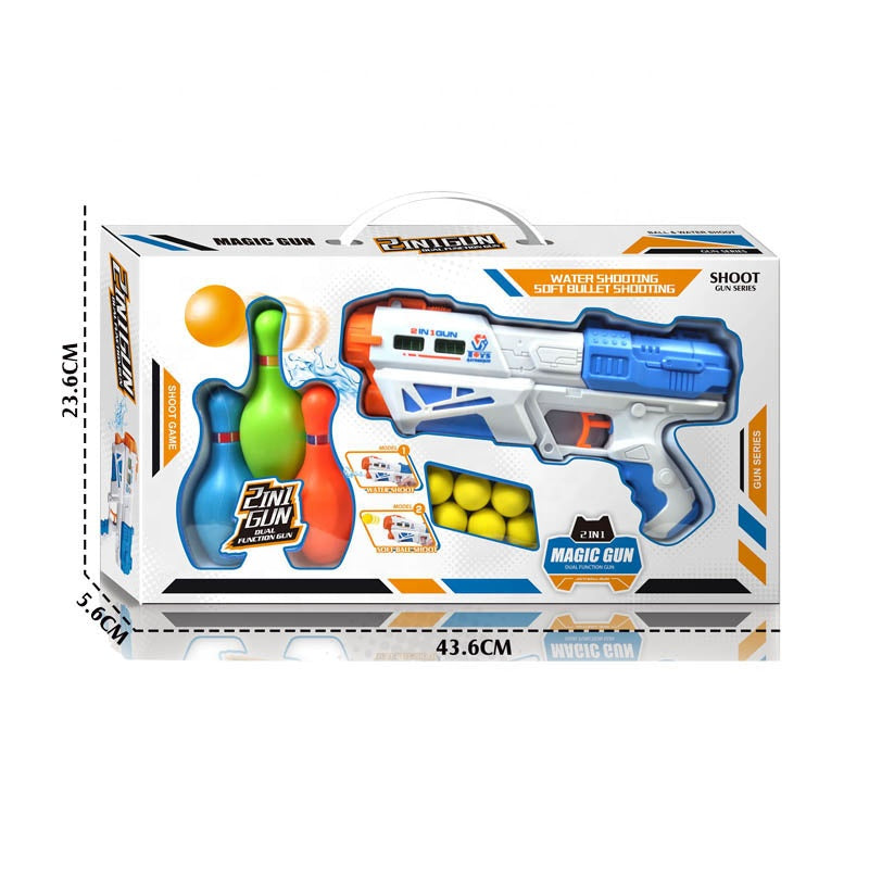 2 in 1 Magic Blaster Balls and Water Shooting Gun