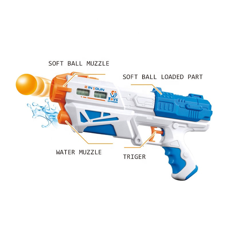 2 in 1 Magic Blaster Balls and Water Shooting Gun