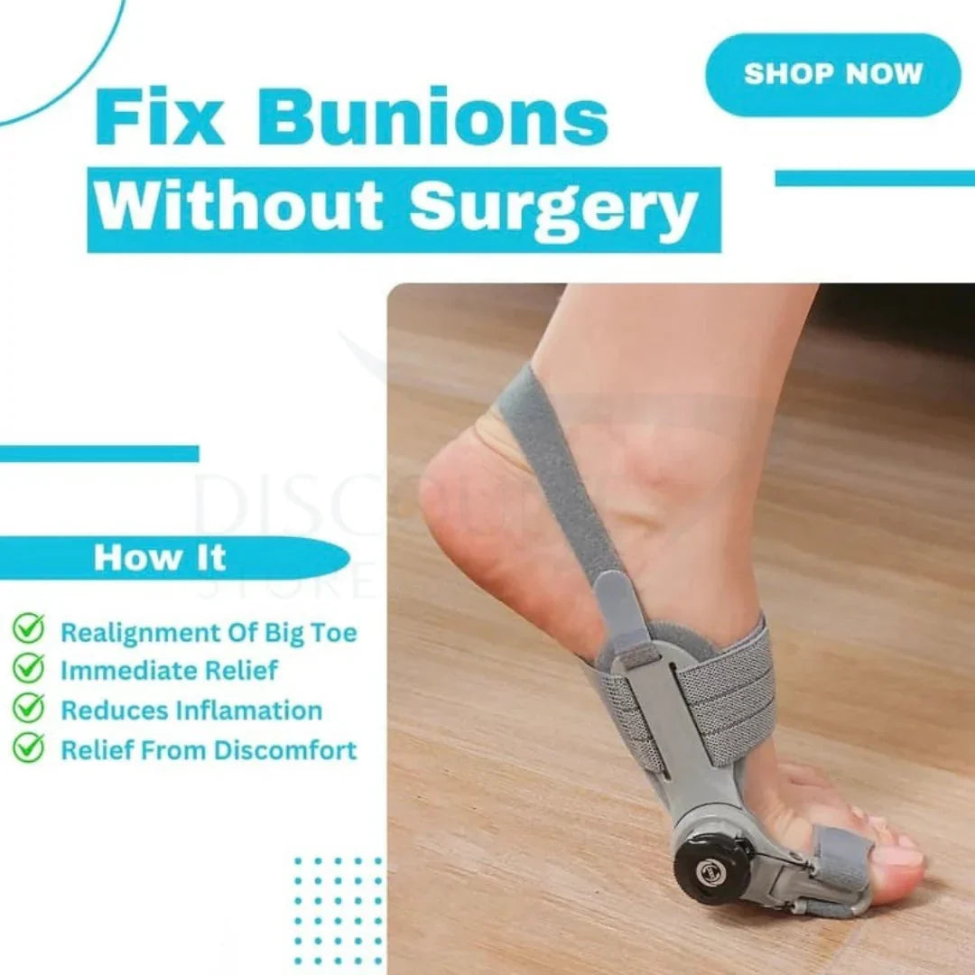 Pain Relief Bunion Toe Corrector - (IMPORTED W/O KNOB)