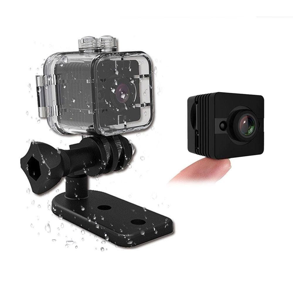 SQ12 WIDE ANGLE WATERPROOF MINI CAMERA 1080P HD - Techlojee