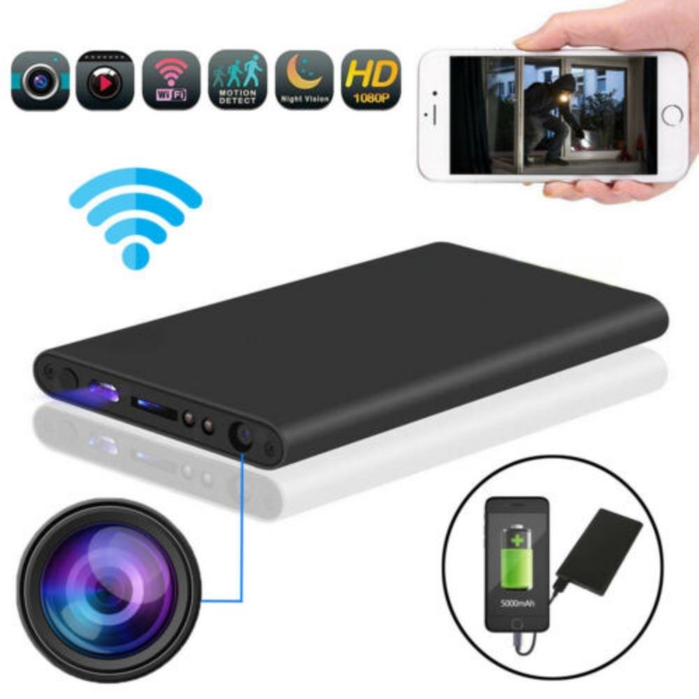 H2 Power Bank Night Vision Portable Mini HD Camera 1080P - Techlojee